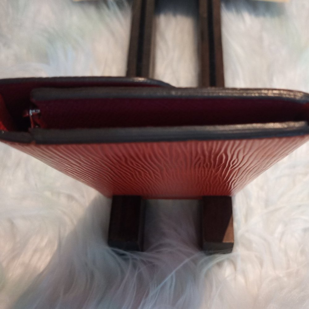 Stunning EUC LV Epi Portefeuille Emilie Long Wallet Orange (Piment) & Fuchsia - Picture 6 of 13